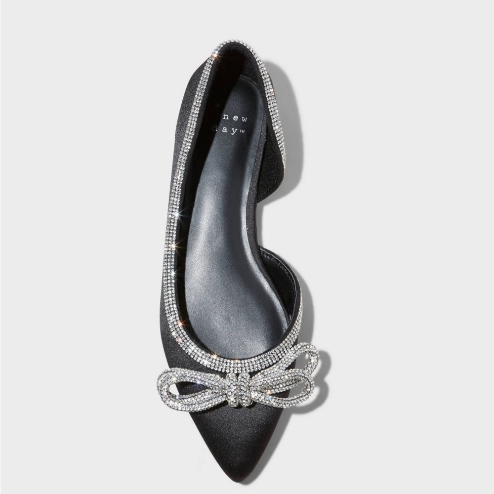 Womens Bow Ballet Flats